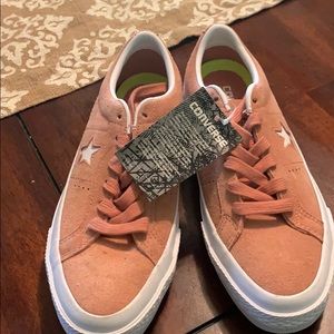Suede converse lace ups. NWT